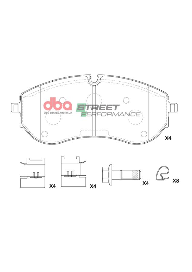 DBA Pastillas de freno Street Performance DB15198SP - Imagen 2
