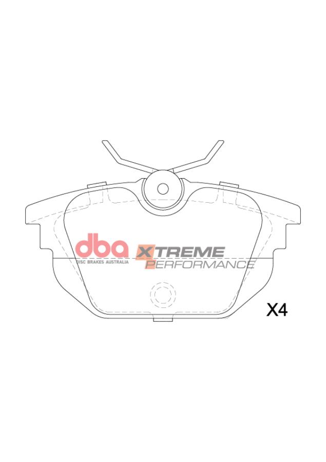 DBA Pastillas de freno Rendimiento Extremo DB15208XP - Imagen 2