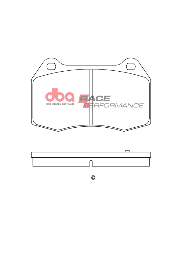 DBA Brake Pads Race Performance DB1520RP - Imagen 2