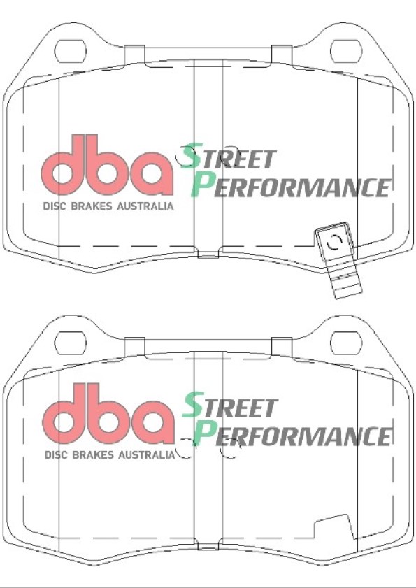 DBA Pastillas de freno Street Performance DB1520SP - Imagen 2