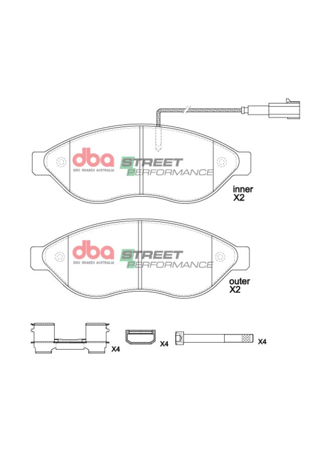 Pastillas de freno DBA Street Performance DB15212SP - Imagen 2