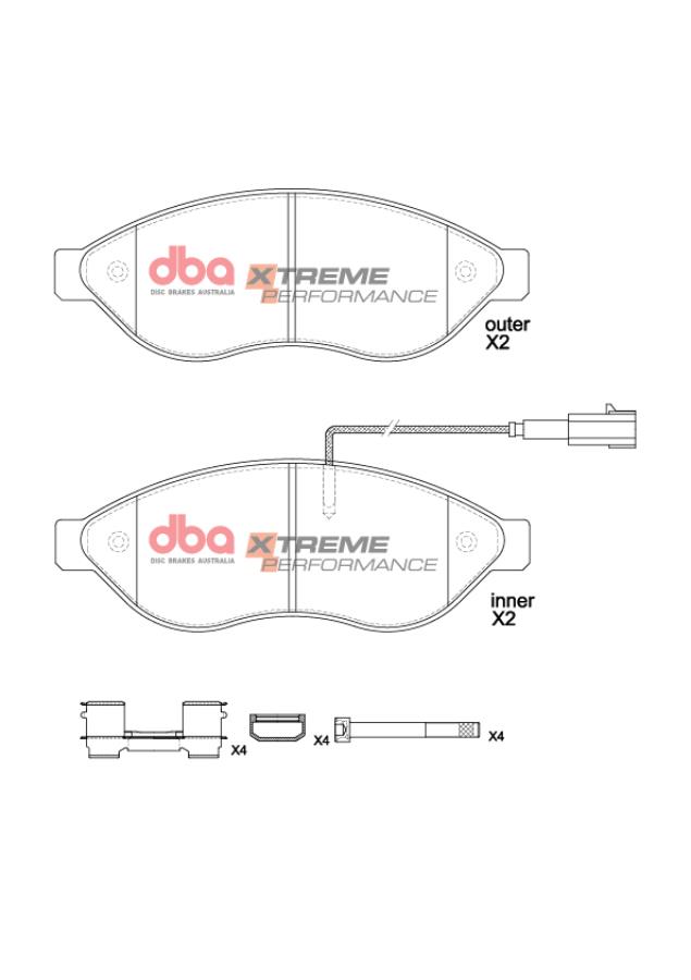 DBA Brake Pads Xtreme Performance DB15212XP - Imagen 2