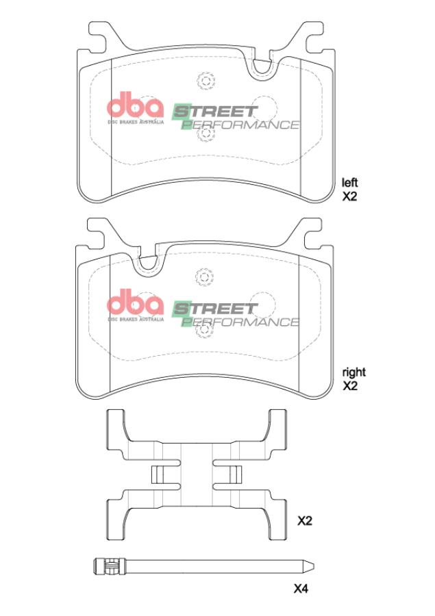DBA Pastillas de freno Street Performance DB15215SP - Imagen 2