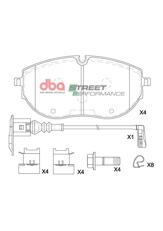 DBA Pastillas de Freno Street Performance DB15218SP - Imagen 2