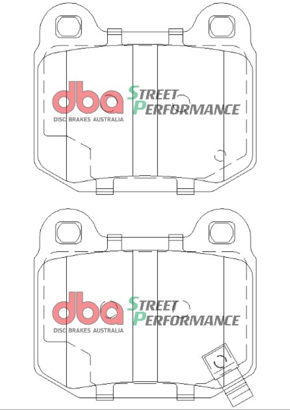 DBA Brake Kit Street Series T2 Slotted & Street Performance Brake Pads (2x DBA655S-10 + DB1521SP) DBA655S-10-1521SP - Image 3
