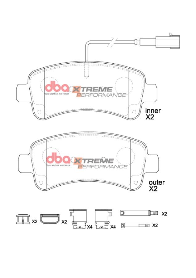 DBA Pastillas de freno Rendimiento Extremo DB15221XP - Imagen 2