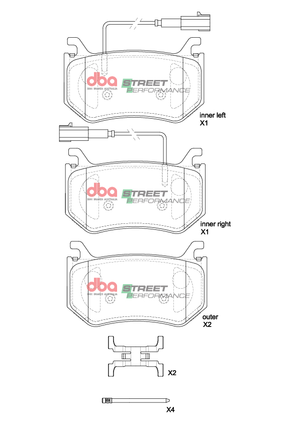 DBA Pastillas de Freno Street Performance DB15222SP - Imagen 2