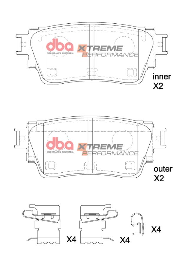 DBA Brake Pads Xtreme Performance DB15223XP - Imagen 2