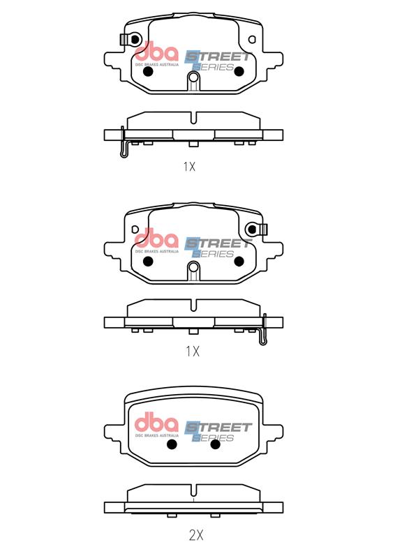 DBA Brake Pads Street Performance DB15228SS - Imagen 2