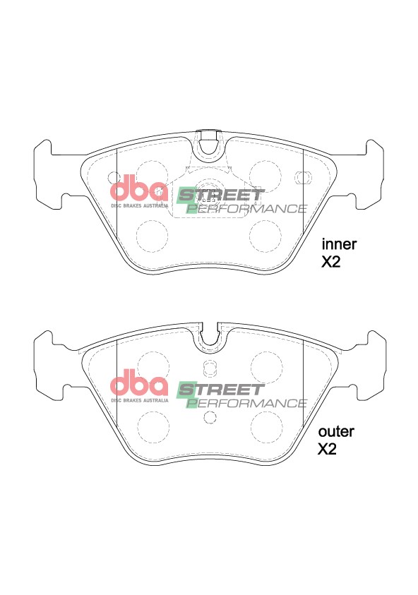 DBA Pastillas de freno Street Performance DB1522SP - Imagen 2