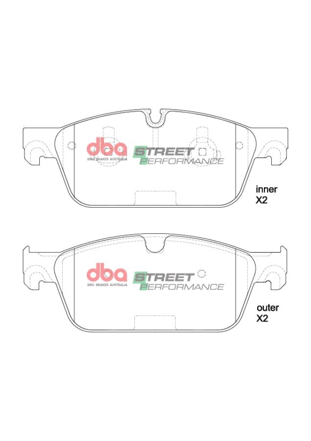DBA Brake Pads Street Performance DB15261SP - Imagen 2