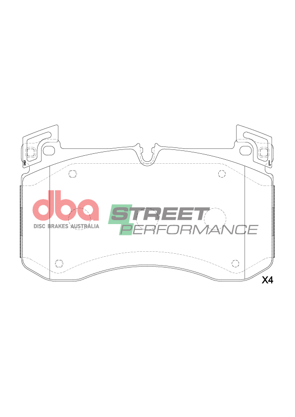 DBA Brake Pads Street Performance DB15263SP - Imagen 2