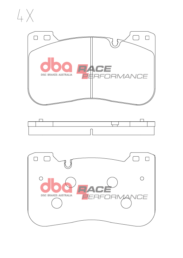 DBA Brake Pads Race Performance DB15302RP - Imagen 2