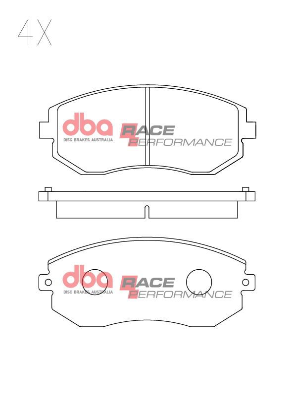 DBA Brake Pads Race Performance DB15309RP - Imagen 2