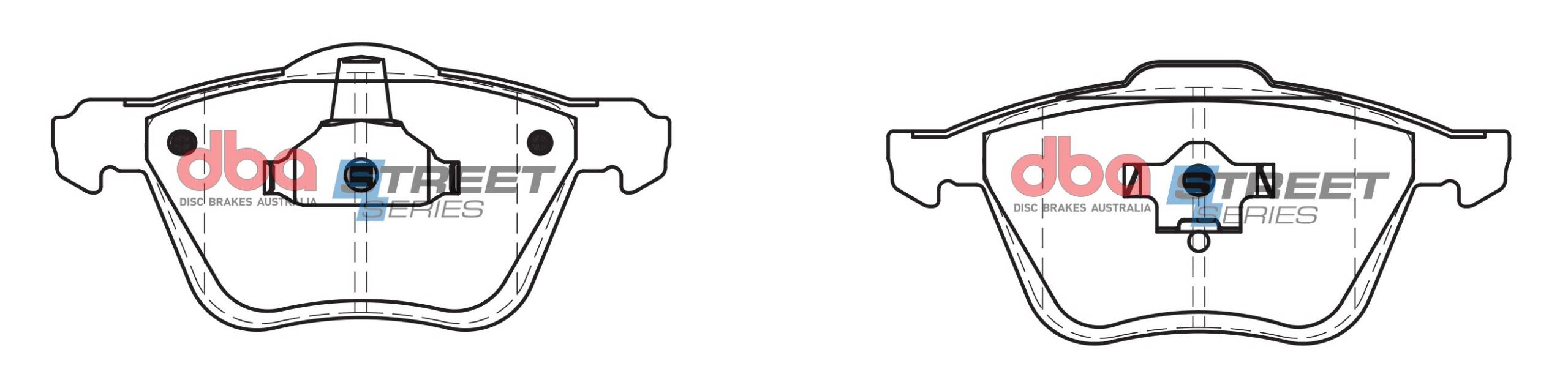DBA Brake Disc Brake Pads Street Series Semi-metallic DB1658SS - Imagen 2