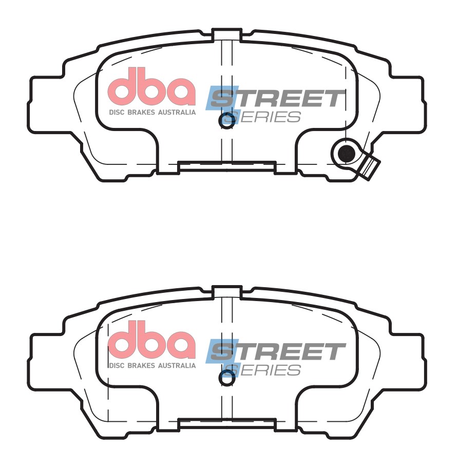 DBA Brake Disc Brake Pads Street Series Ceramic DB1660SS - Imagen 2