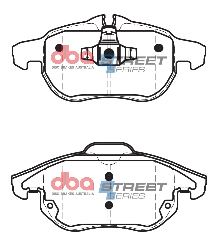 DBA Brake Disc Brake Pads Street Series Ceramic DB1664SS - Image 2