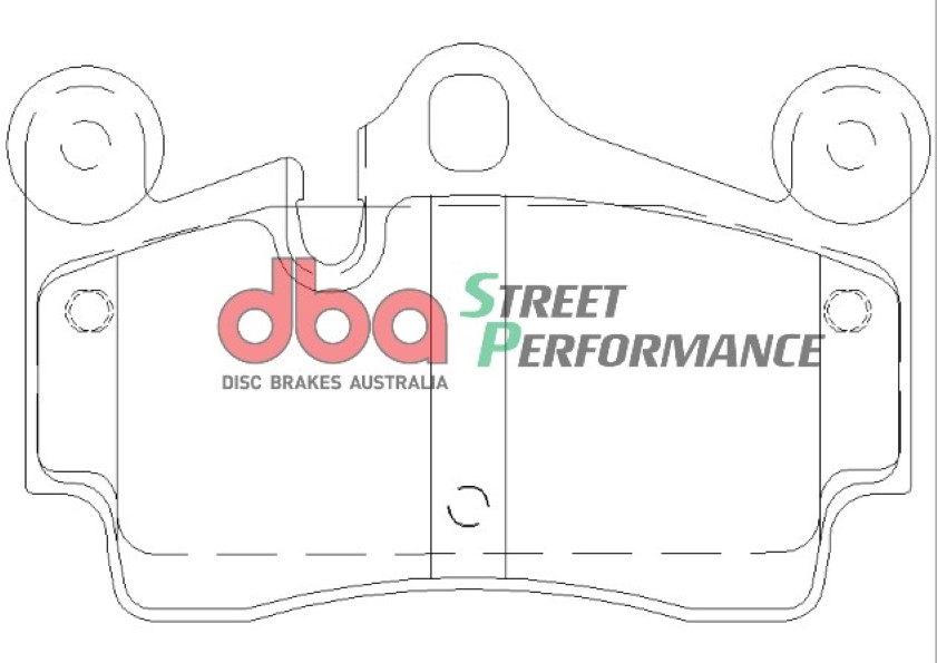 DBA Brake Kit Street Series T2 Slotted & Street Performance Brake Pads (2x DBA2249S + DB1677SP) DBA2249S-1677SP - Image 2