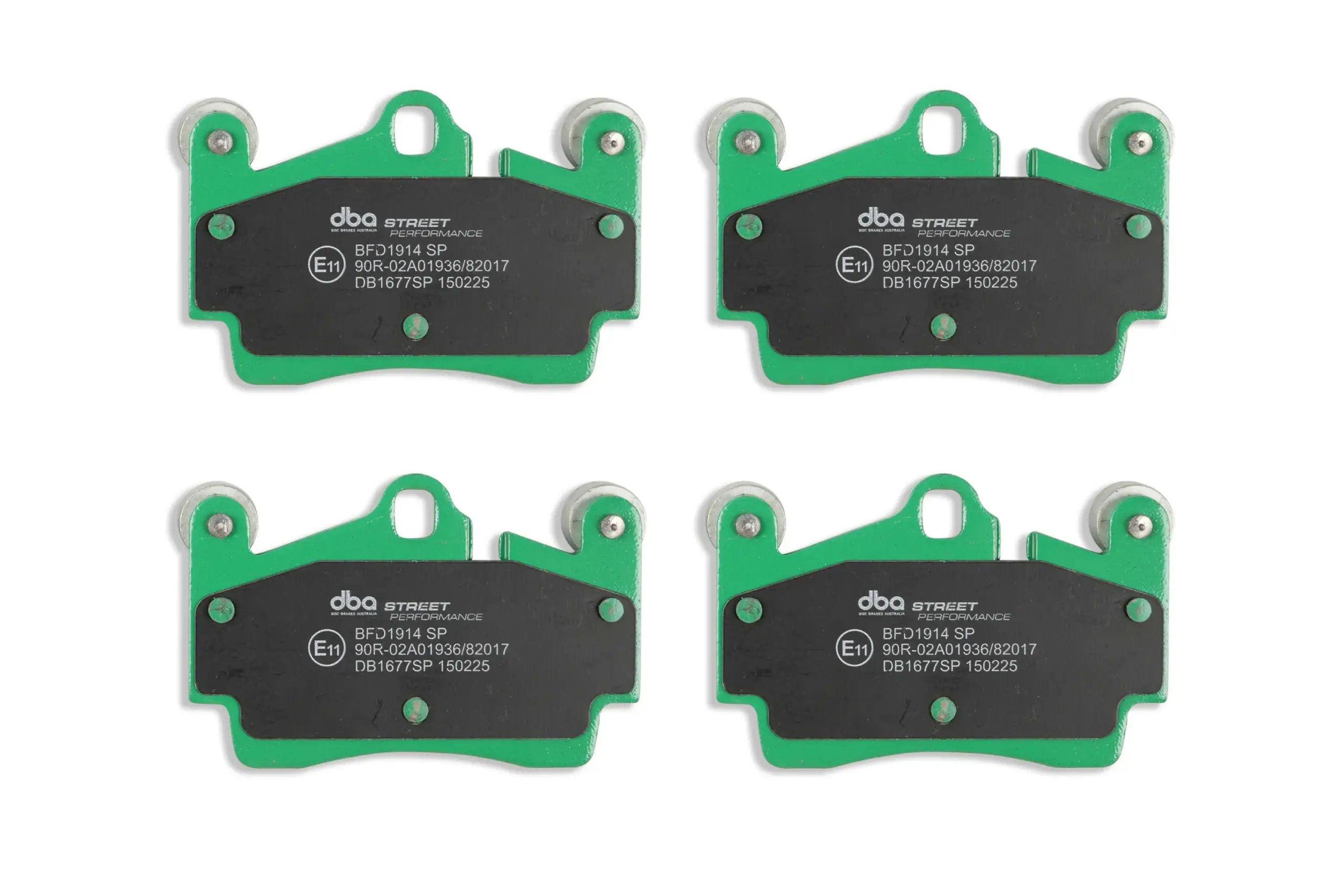 DBA Brake Kit Street Series T2 Slotted & Street Performance Brake Pads (2x DBA2249S + DB1677SP) DBA2249S-1677SP - Image 5