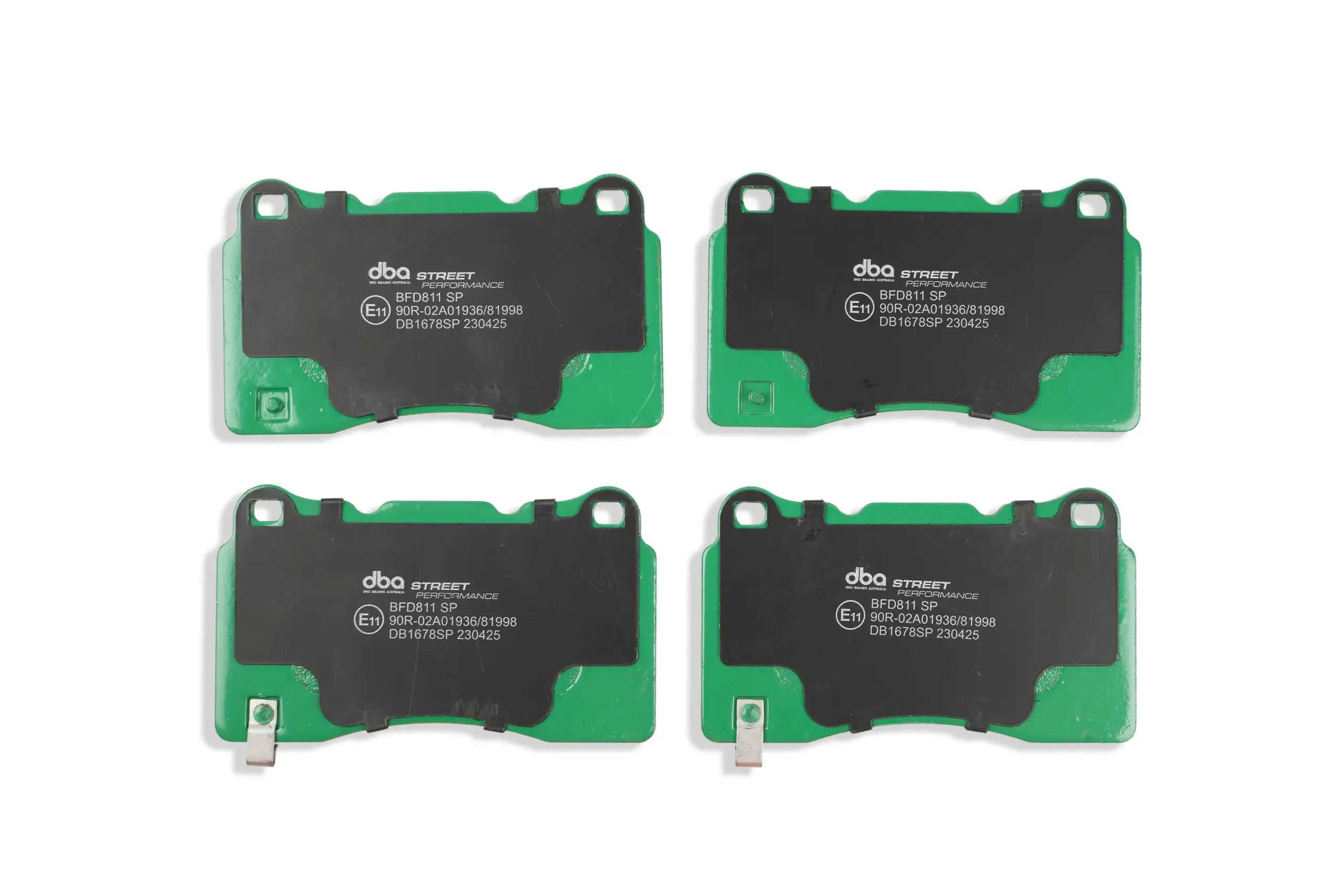 DBA Brake Kit Street Series T2 Slotted & Street Performance Brake Pads (2x DBA654S-10 + DB1678SP) DBA654S-10-1678SP - Image 6