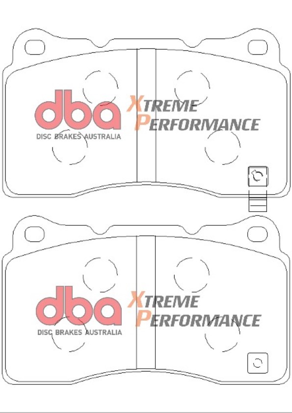 DBA Brake Kit Brake Kit - 5000 T3 Slotted & Xtreme Performance Brake Pads (2x DBA5654BLKS-10 + DB1678XP) DBA5654BLKS-10-1678XP - Imagen 3