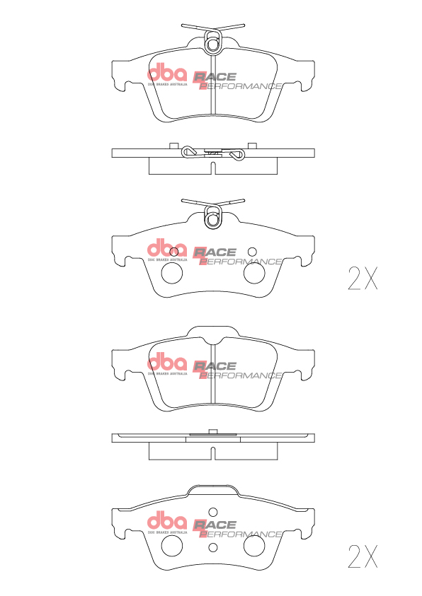 DBA Brake Pads Race Performance DB1763RP - Image 2