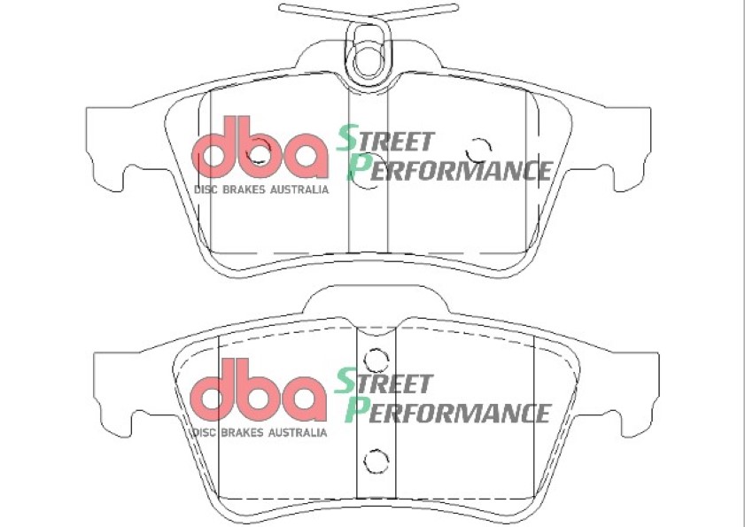 DBA Brake Kit Street Series T2 Slotted & Street Performance Brake Pads (2x DBA2145S + DB1763SP) DBA2145S-1763SP - Image 6