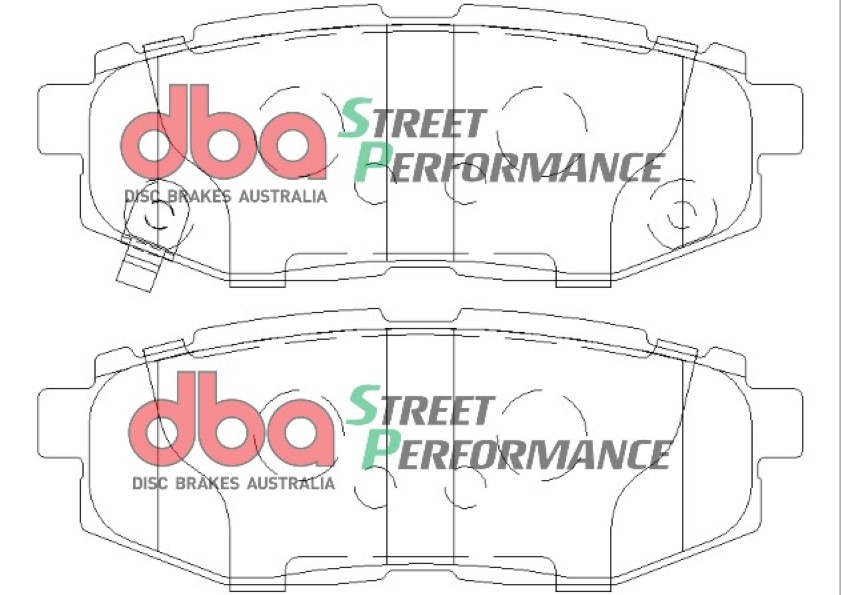 DBA Brake Kit Street Series T2 Slotted & Street Performance Brake Pads (2x DBA2663S-10 + DB1789SP) DBA2663S-10-1789SP - Imagen 2