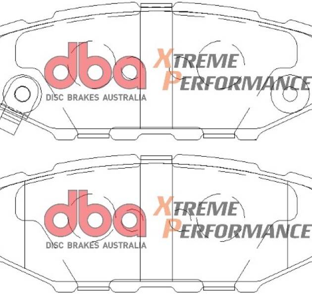 DBA Brake Kit 4000 Series Plain & Xtreme Performance Brake Pads (2x DBA4650 + DB1803XP) DBA4655-10-1803XP