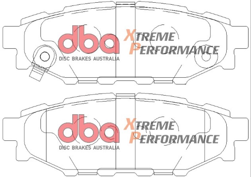 DBA Brake Kit 4000 Series T3 Slotted & Xtreme Performance Brake Pads (2x DBA4653S + DB1803XP) DBA4653S-1803XP - Image 3