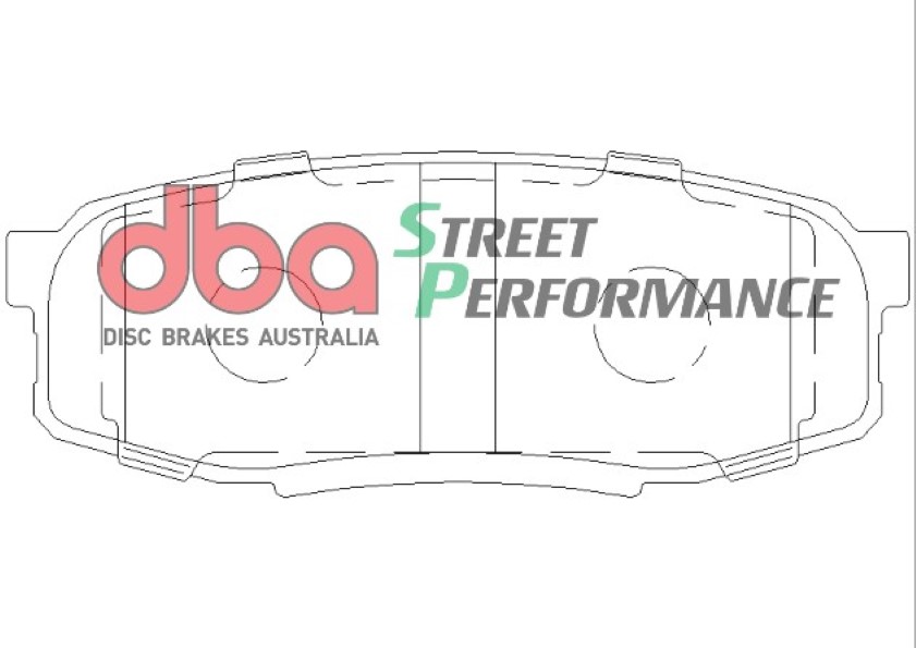 DBA Brake Kit Street Series T2 Slotted & Street Performance Brake Pads (2x DBA2723S + DB1857SP) DBA2723S-1857SP - Image 3