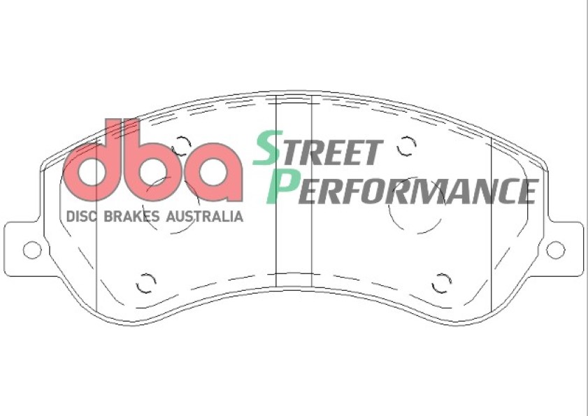 DBA Brake Kit Street Series T2 Slotted & Street Performance Brake Pads (2x DBA2238S + DB1915SP) DBA2238S-1915SP - Image 2