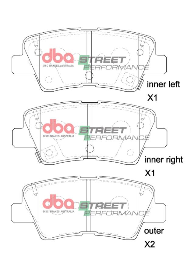 DBA Brake Pads Street Performance DB2076SP - Image 2