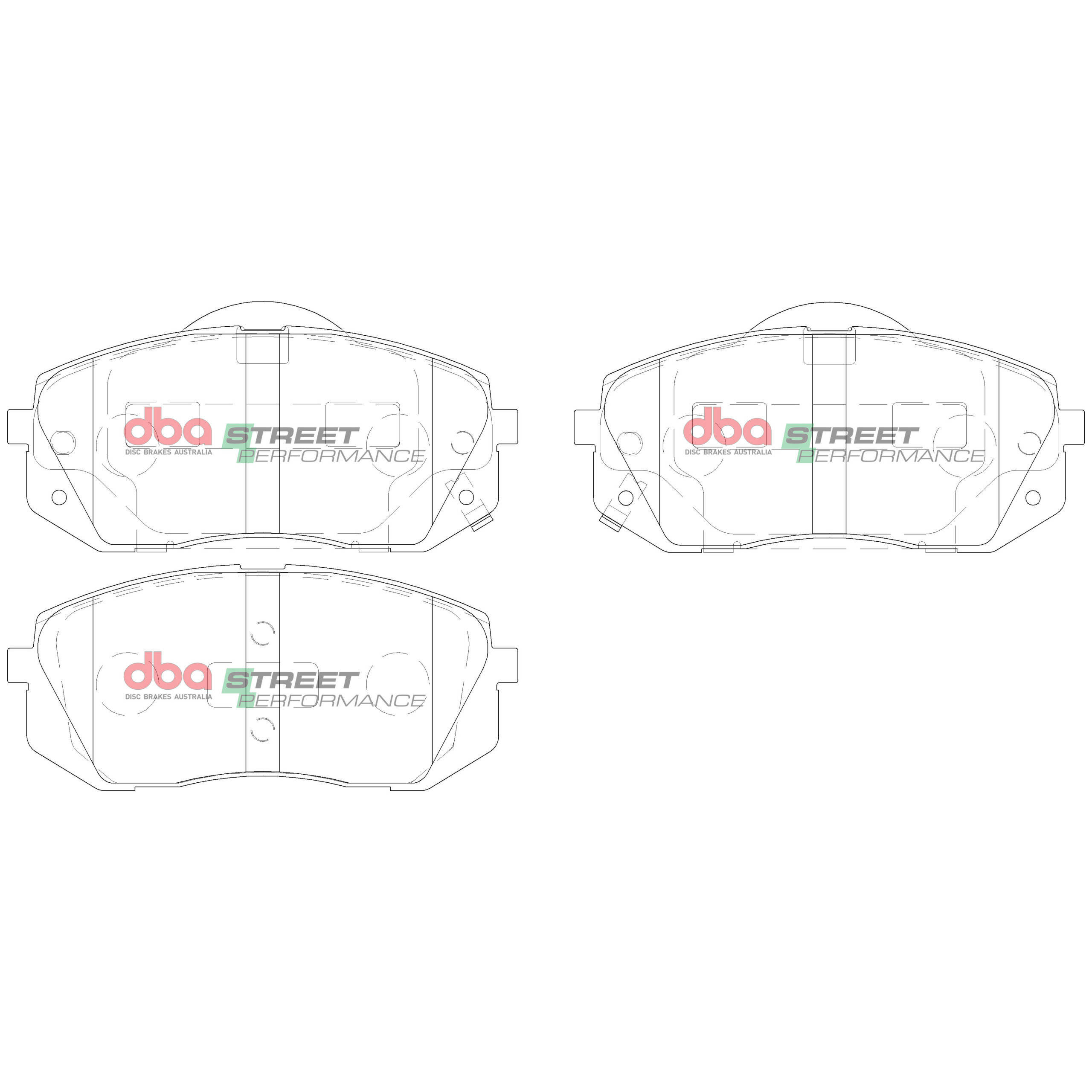 DBA Brake Pads Street Performance DB2174SP - Image 2
