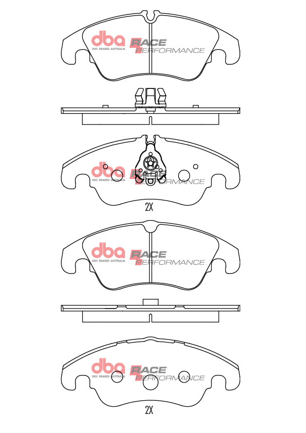 DBA Brake Pads Race Performance DB2186RP - Image 2