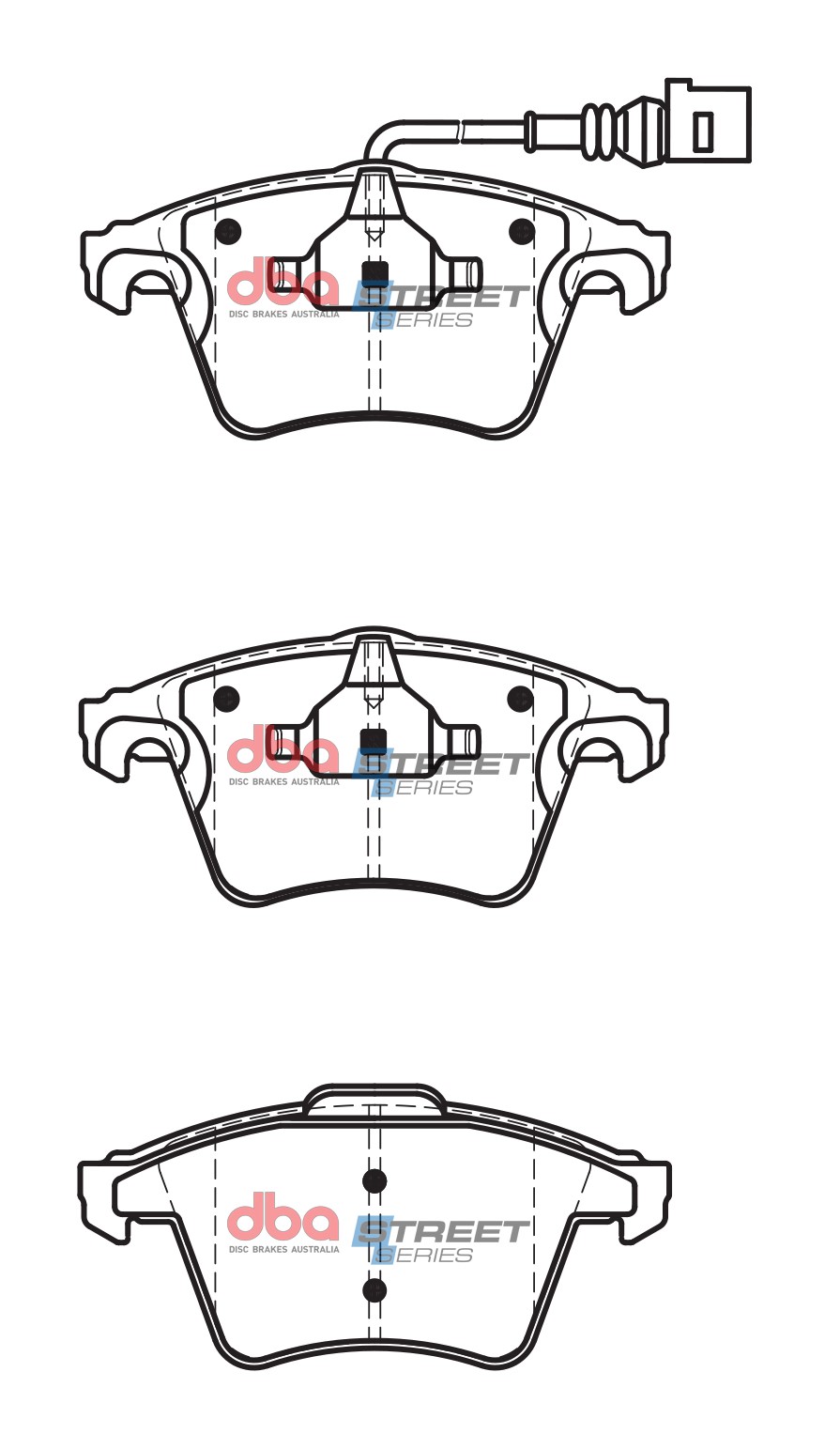DBA Brake Disc Brake Pads Street Series Semi-metallic DB2199SS - Image 2