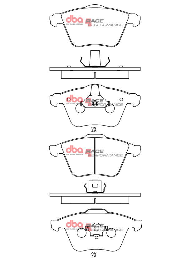 DBA Brake Pads Race Performance DB2210RP - Image 2
