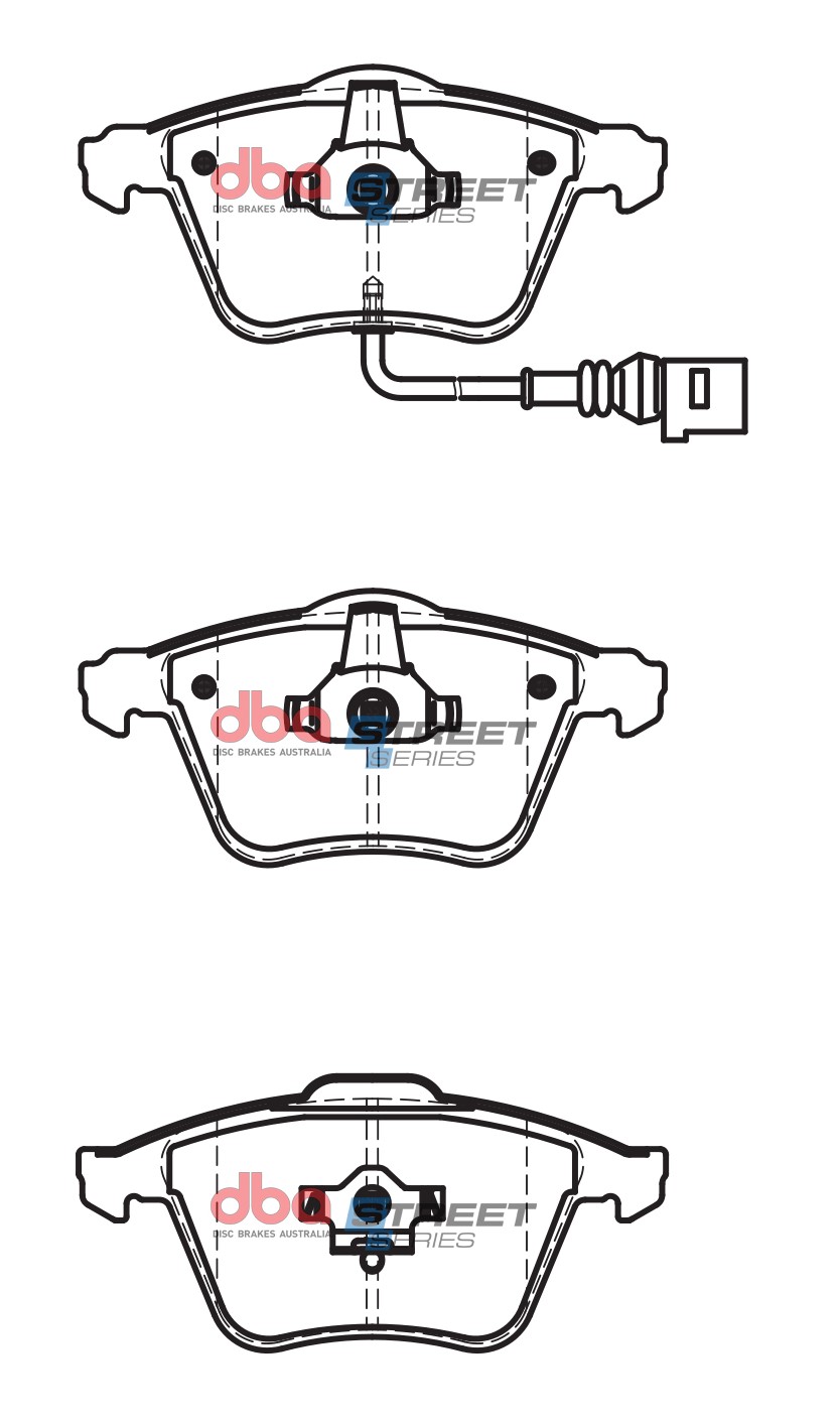 DBA Brake Disc Brake Pads Street Series Ceramic DB2210SS - Image 2