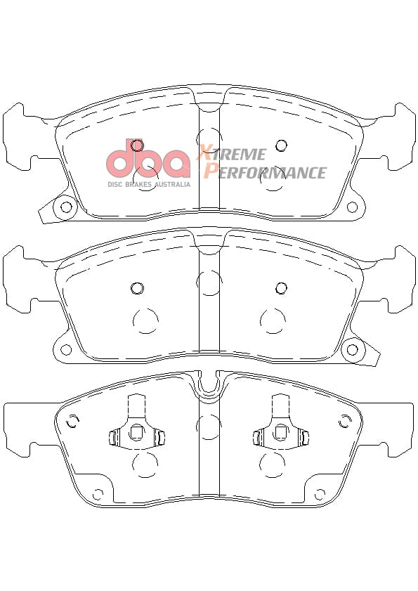 DBA Brake Pads Xtreme Performance ECE R90 certified DB2216XP - Imagen 2