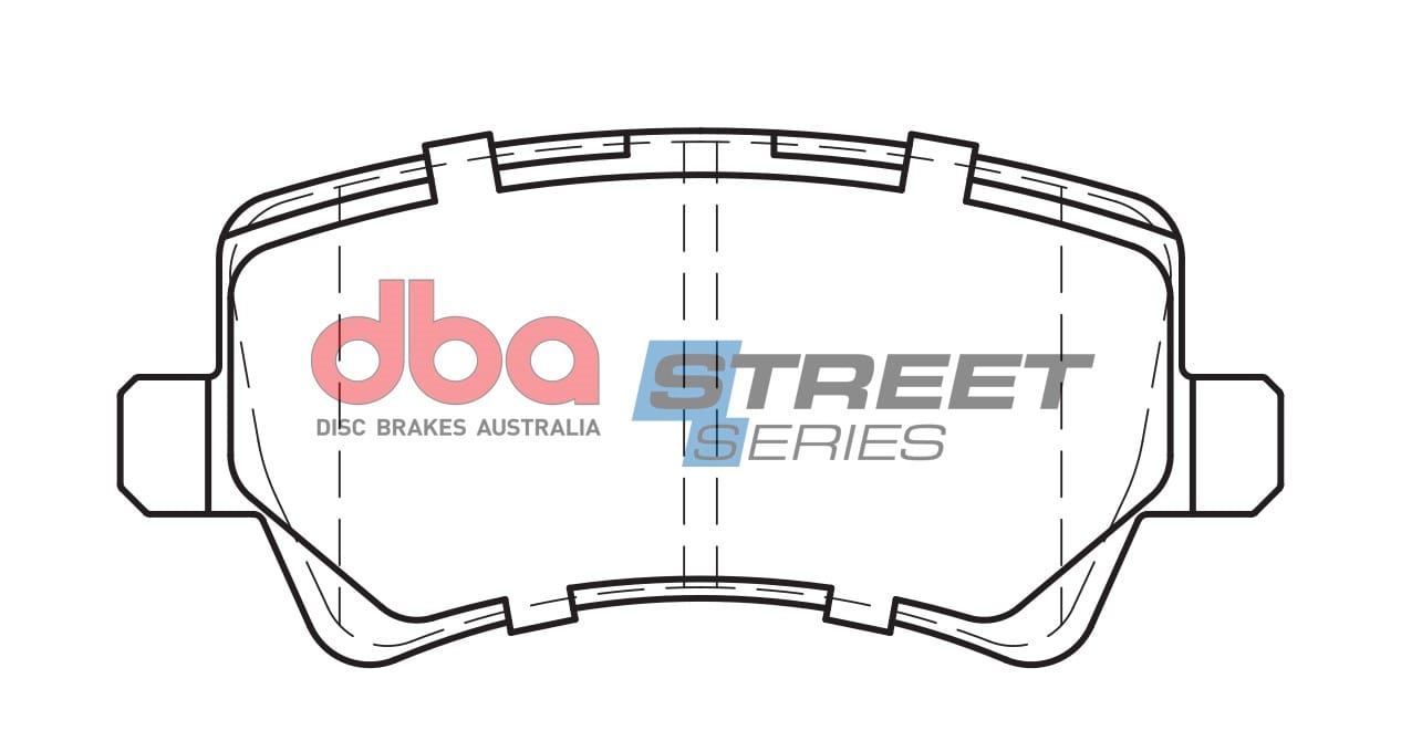 DBA Brake Disc Brake Pads Street Series Semi-metallic DB2234SS - Imagen 2