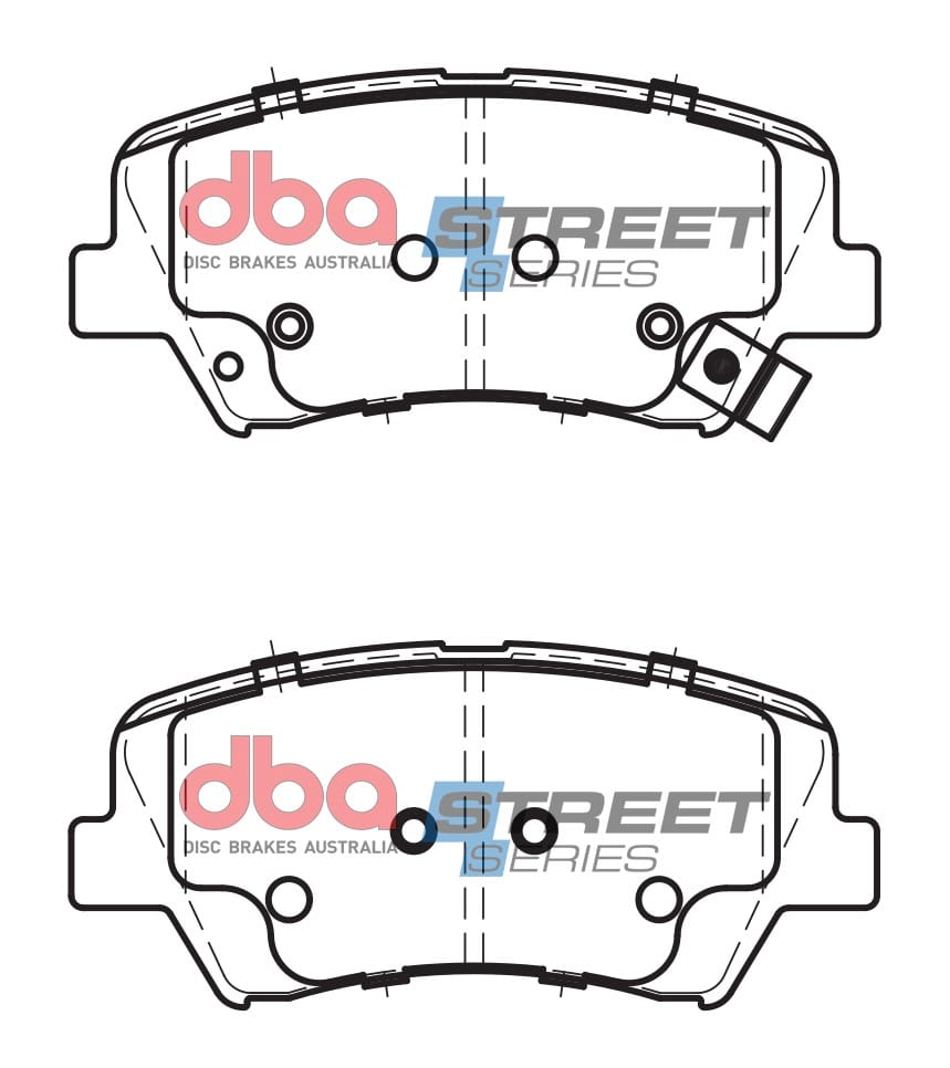 DBA Brake Disc Brake Pads Street Series Ceramic DB2240SS - Imagen 2