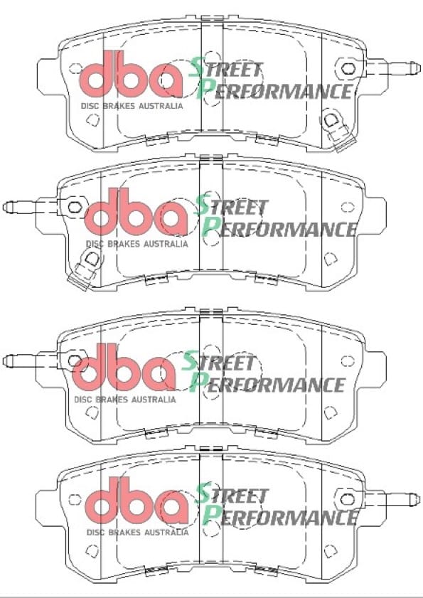 Pastillas de freno DBA Street Performance DB2244SP - Imagen 2