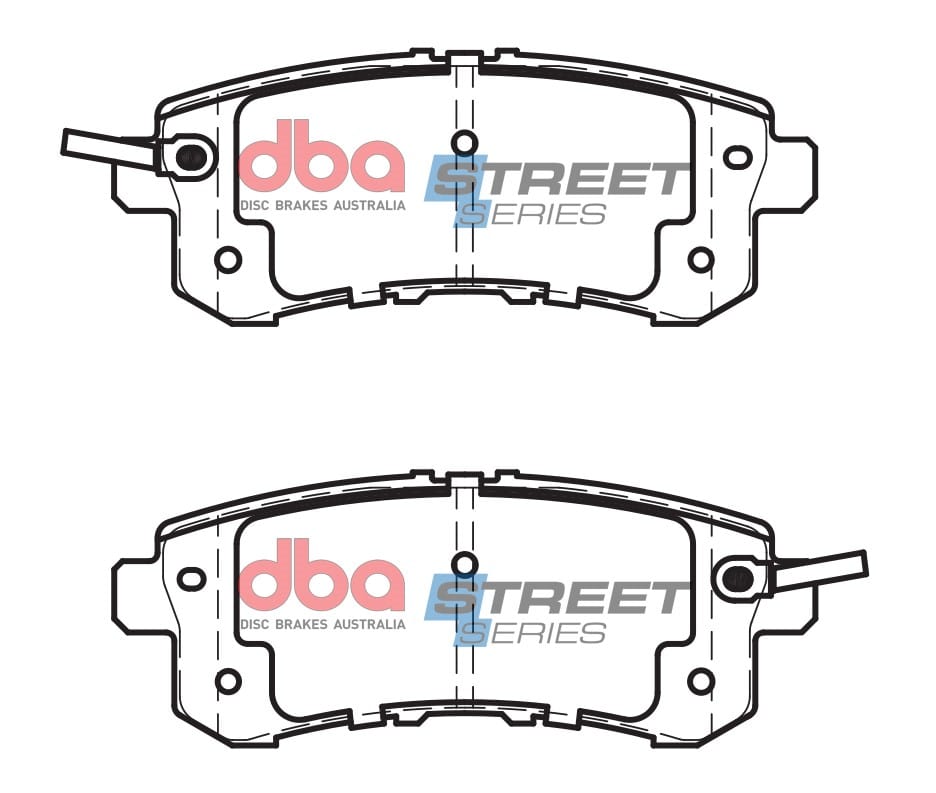 DBA Brake Disc Brake Pads Street Series Ceramic DB2244SS - Imagen 2