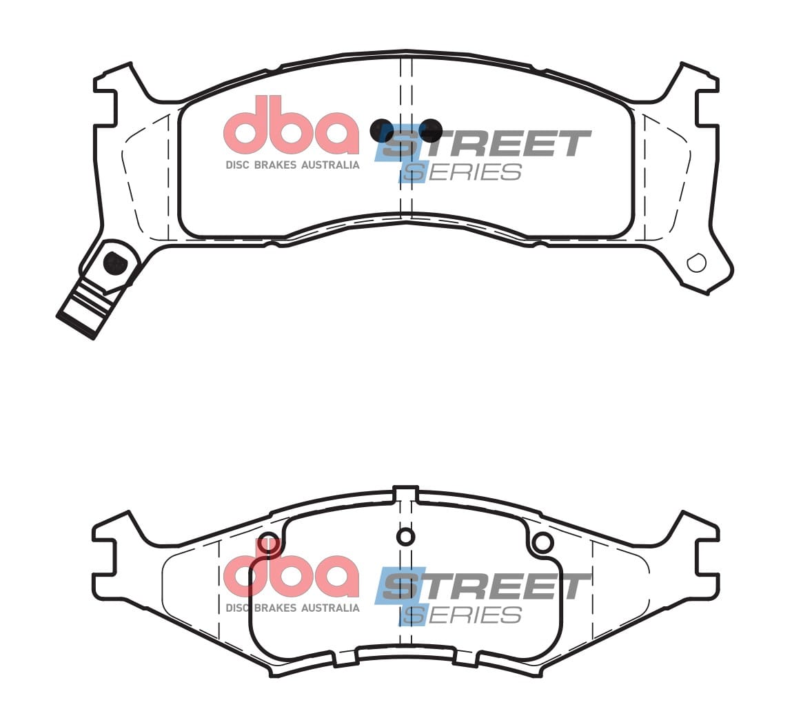 DBA Brake Disc Brake Pads Street Series Ceramic DB2248SS - Imagen 2