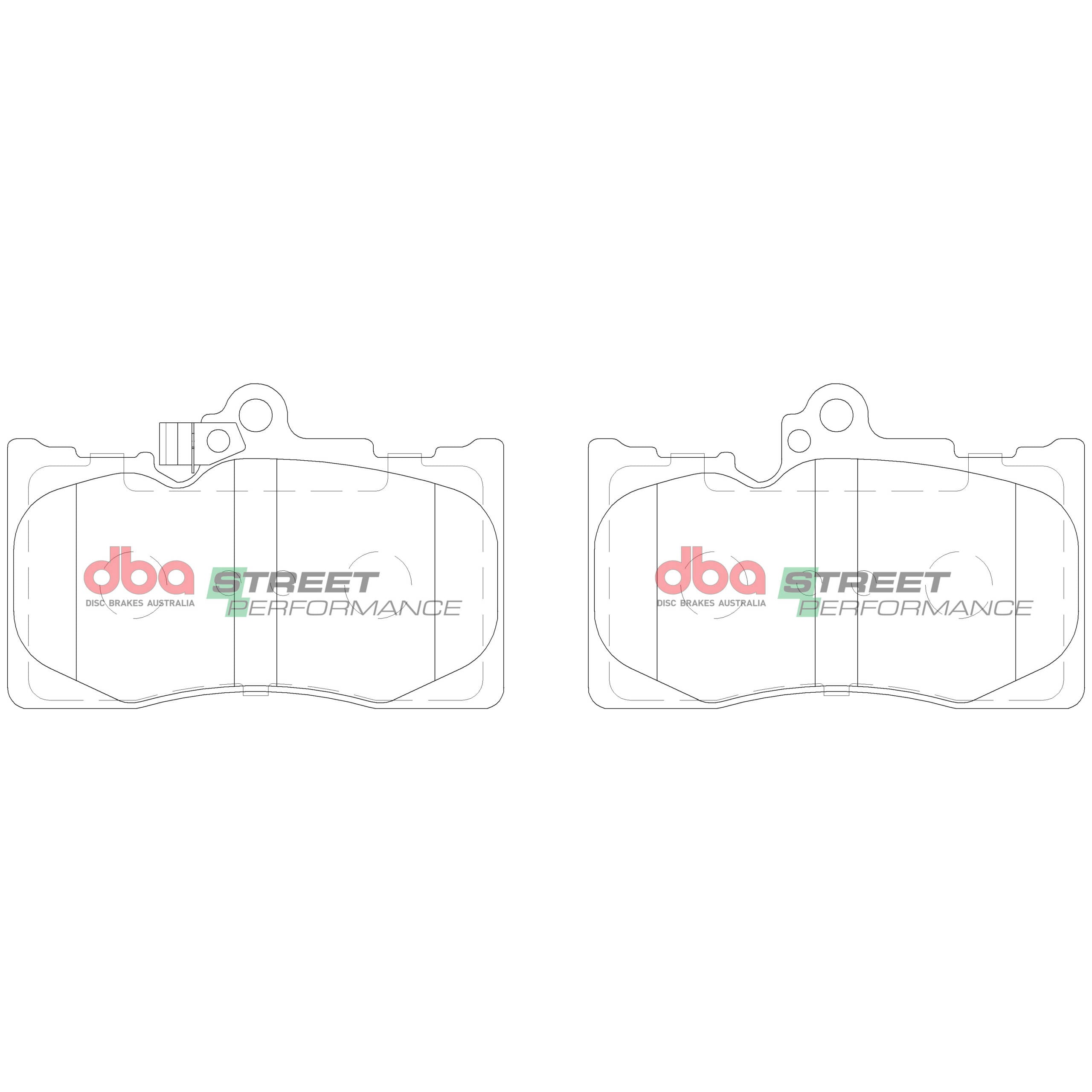 DBA Brake Pads Street Performance DB2255SP - Imagen 2