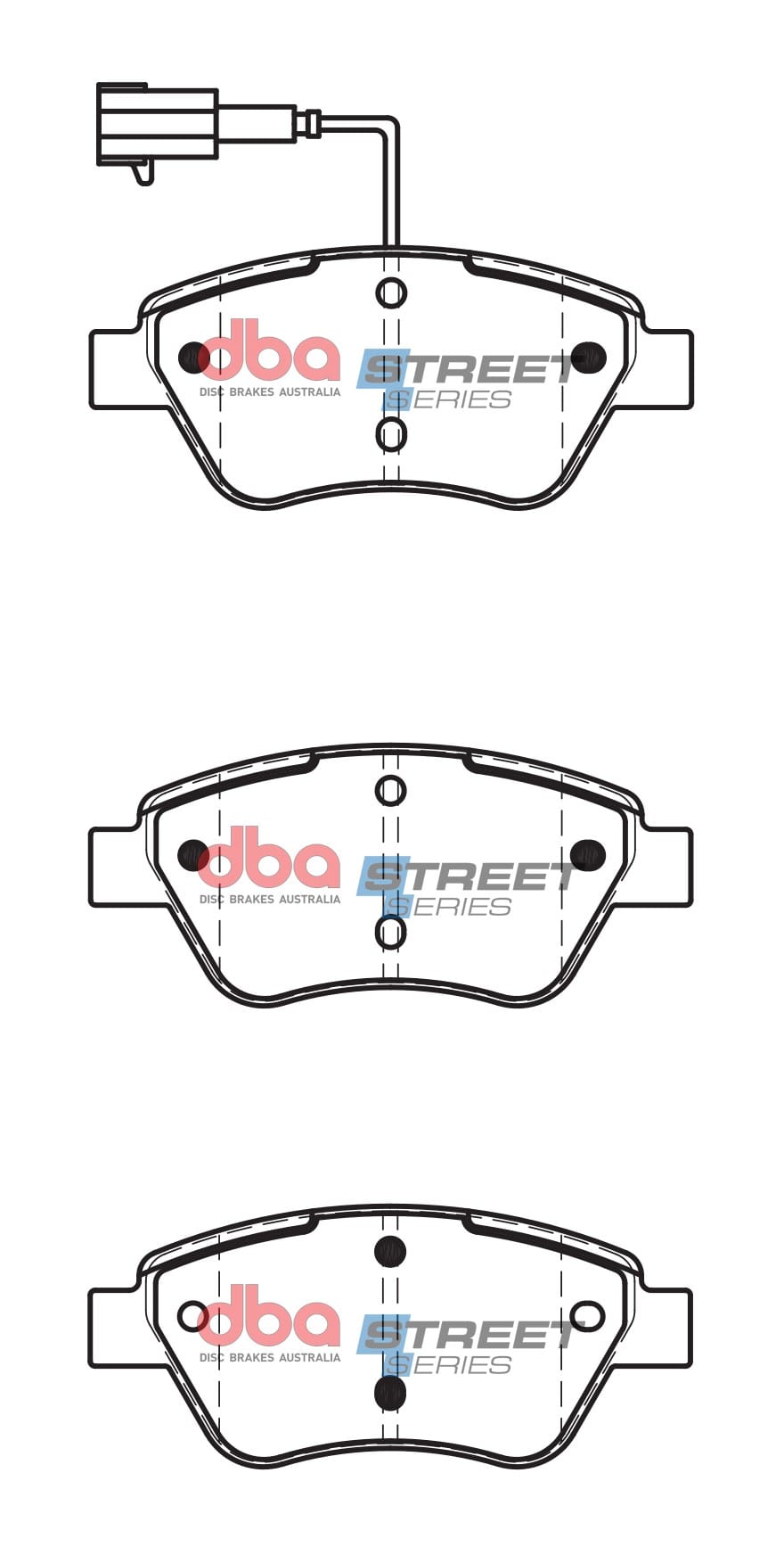 DBA Brake Disc Brake Pads Street Series Ceramic DB2258SS - Imagen 2