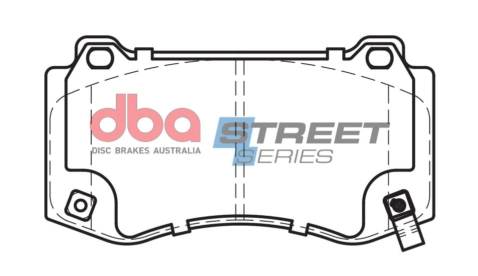 DBA Brake Disc Brake Pads Street Series Ceramic DB2259SS - Image 2