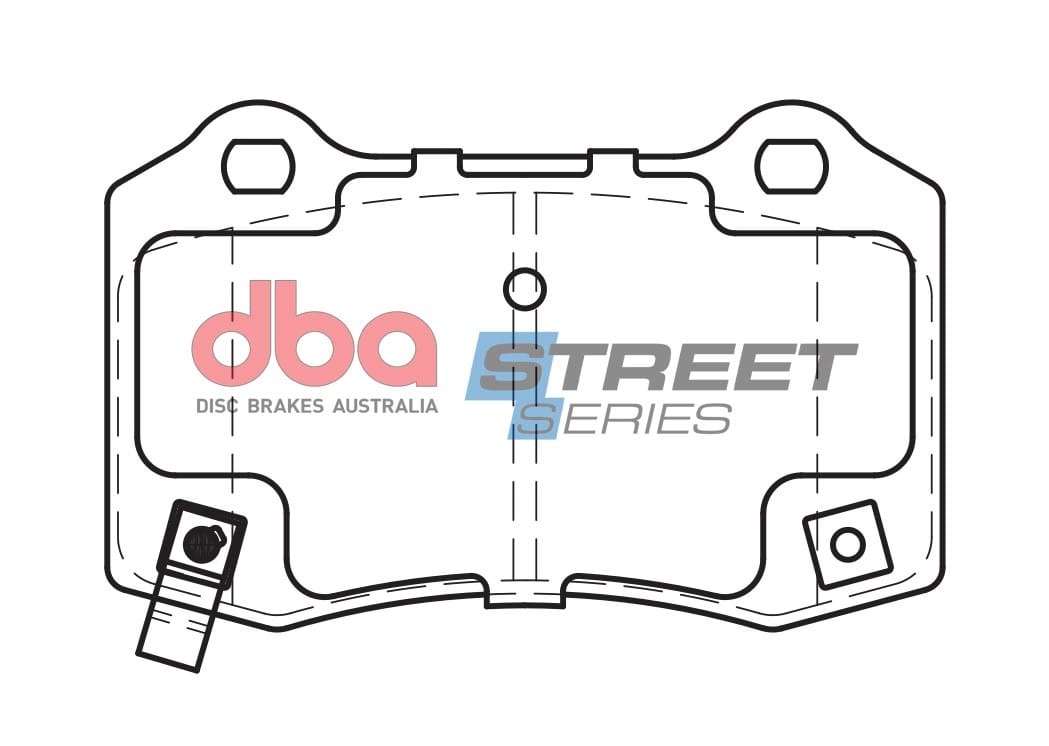 DBA Brake Disc Brake Pads Street Series Ceramic DB2260SS - Imagen 2
