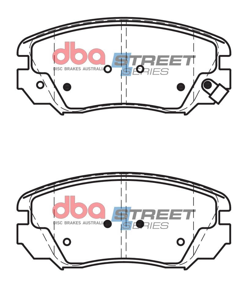 DBA Brake Disc Brake Pads Street Series Ceramic DB2265SS - Imagen 2
