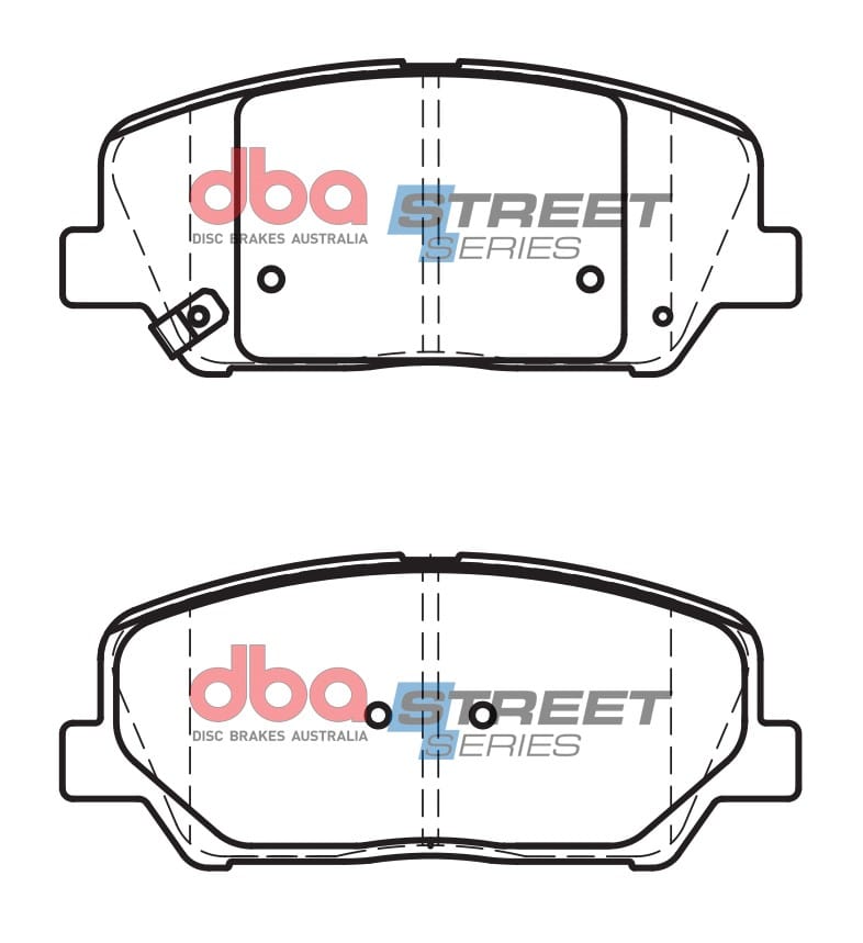 DBA Brake Disc Brake Pads Street Series Ceramic DB2270SS - Imagen 2